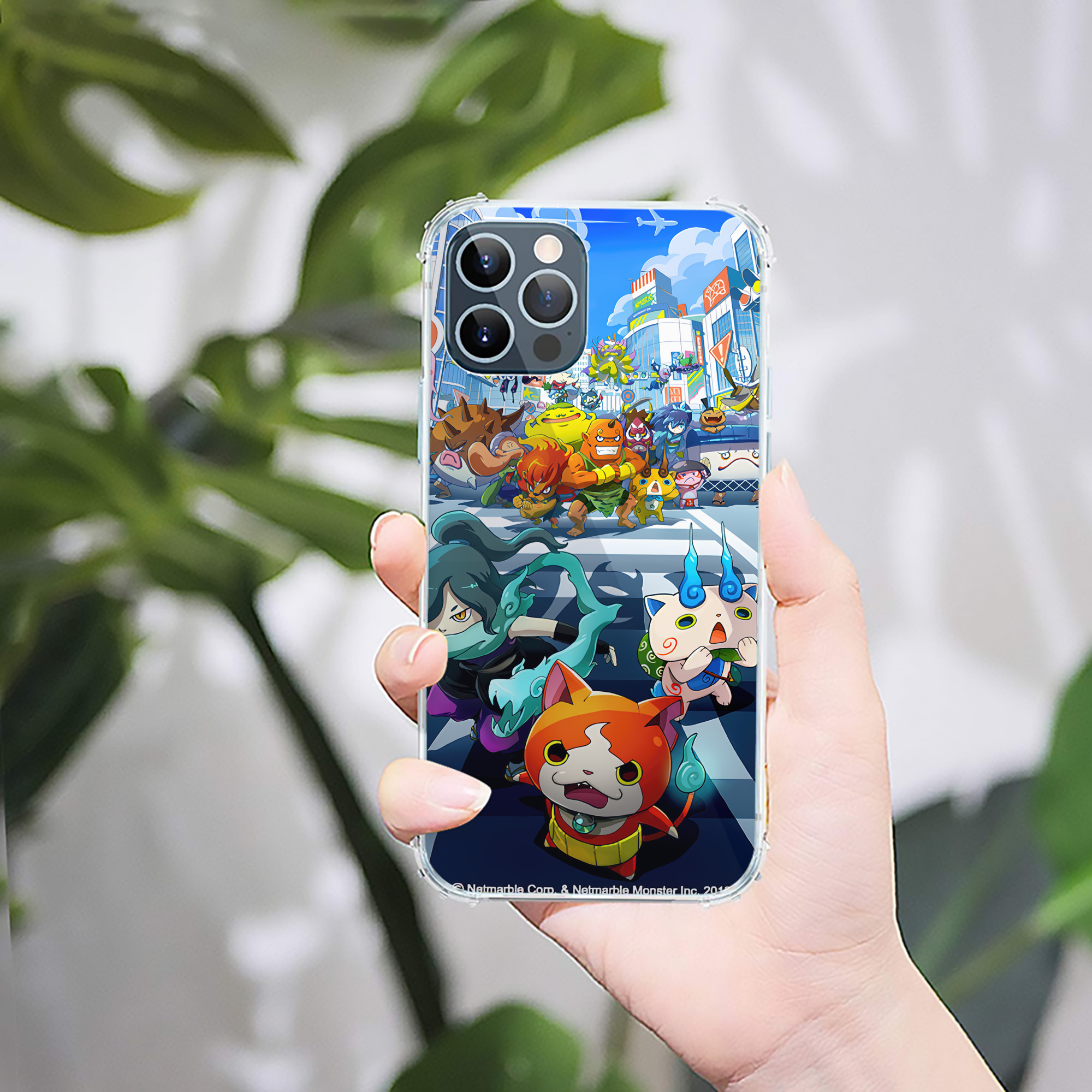 （画像用） 妖怪ウォッチ Yo-kai Watch 【iPhone 12シリーズ対応】透明スマホケース（クリアソフトケース）